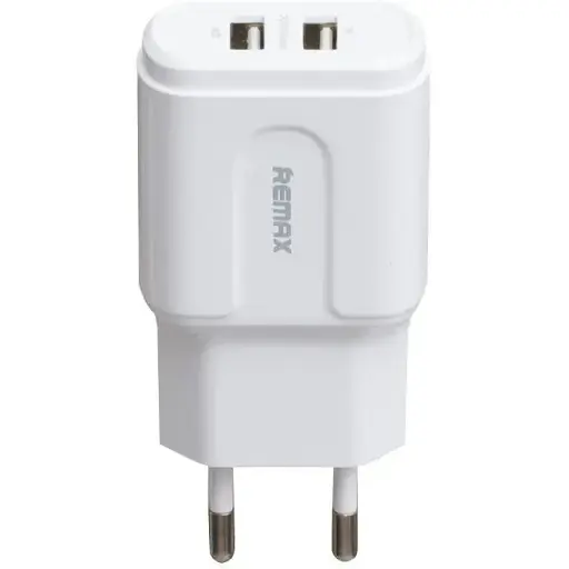 Зарядний пристрій Remax Dual USB Charger RP-U22 White 6954851230359 - фото 1