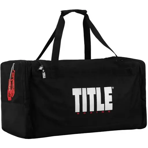 Спортивная сумка TITLE Boxing Deluxe Gear Bag Black (TBAG45 BK/BK) - фото 1