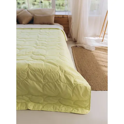 Покривало Sonex Tahiti двостороннє 240х220 см лаймово-бежеве (SO102520) - фото 9