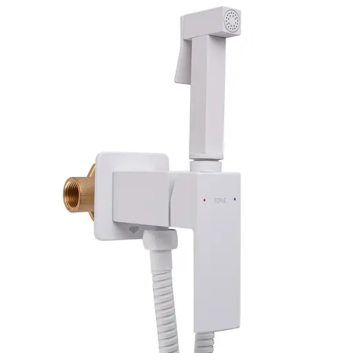 Набір гігієнічного душа прихованого монтажу Topaz Odiss To 18604-H62-WW, Білий - фото 3