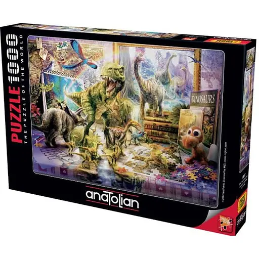 Пазл Anatolian Оживленные игрушечные динозавры 1000 эл. (1067) - фото 1