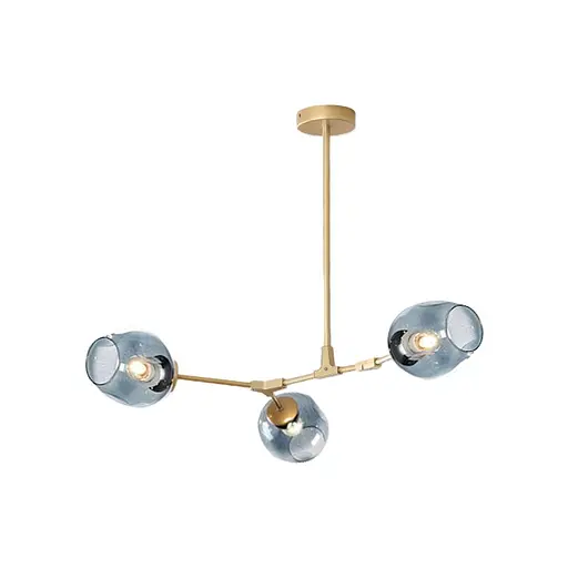 Декоративная люстра 19662-3 на 3 плафона - фото 2