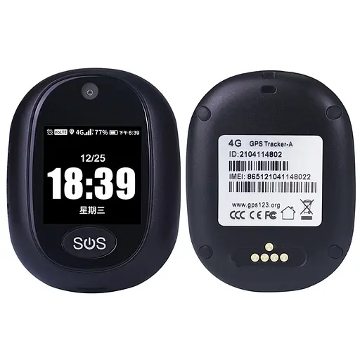 GPS трекер брелок 4G для детей и пожилых людей, с камерой, сенсорным экраном, кнопкой SOS, аудиозвонком, шагомером VJOYCAR RF-V45 (100627) - фото 4