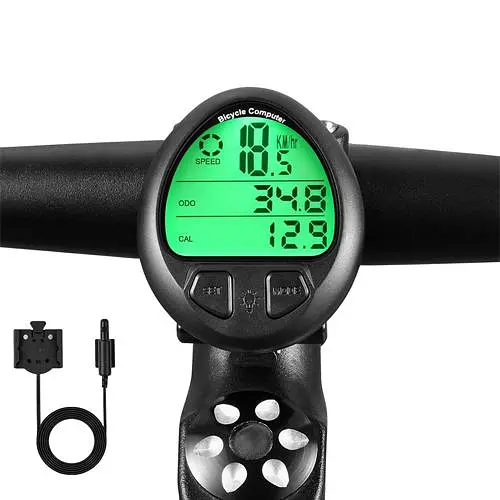 Велокомпьютер Bicycle Computer NO: 669/999 Waterproof + подсветка экрана (19 функций)