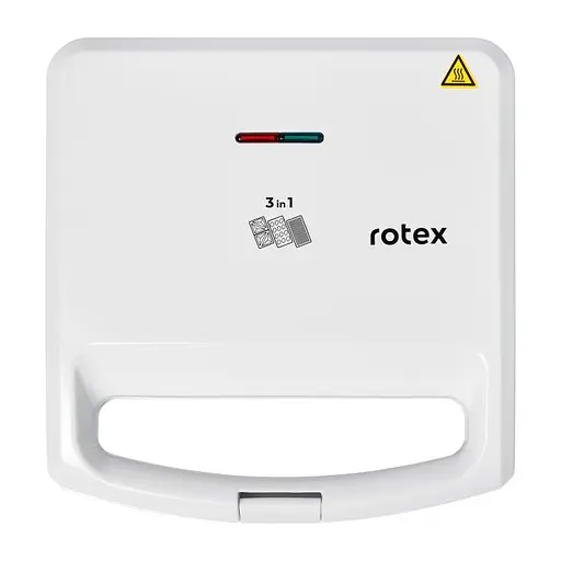 Бутербродниця Rotex RSM220-W 3 в 1 - фото 2