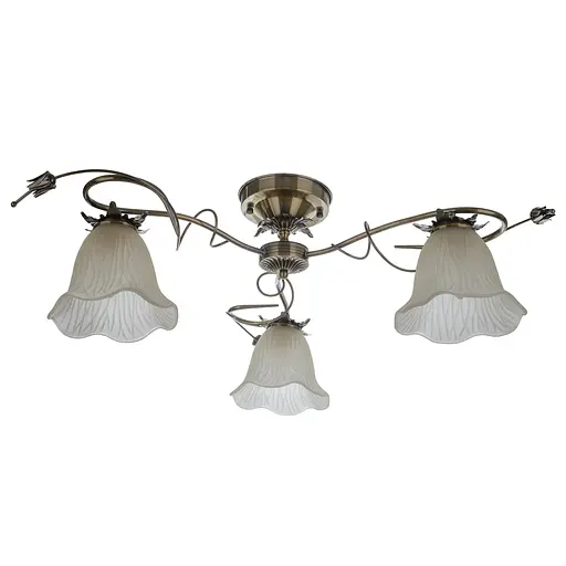 Люстра стельова Brille флористика E27 60W BZ (BKL-066C/3)