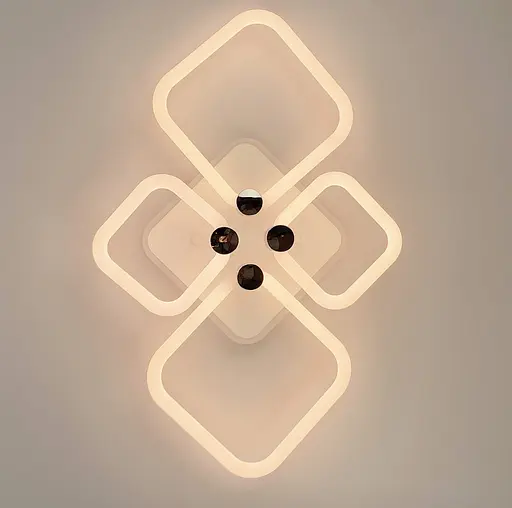 Світильник з LED кільцями, що розсіює світло на 360° Line.F A 2837/2+2 RGB LED - фото 5