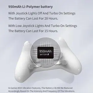 Геймпад GuliKit KK3 MAX NS39 KingKong 3 White с триггерами на эффекте Холла для Windows Nintendo Switch Android iOS - фото 6