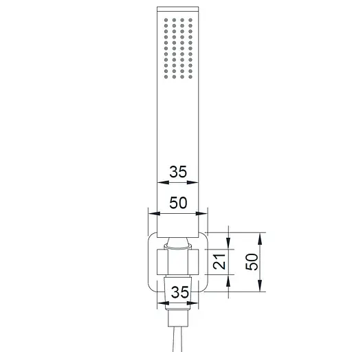 Душовий гарнітур Imprese Grafiky ZMK061901100, Хром - фото 2