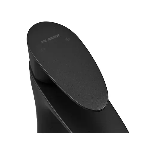 Змішувач для умивальника Plamix Cezar-001 SET Matte black PM0662 Чорний матовий - фото 2