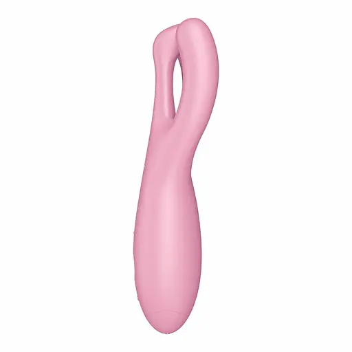 Вібратор для клітора Satisfyer Threesome 4 14 см рожевий - фото 5