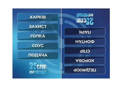 Настільна гра Gamesly 25 слів або менше (укр.) (ВР_25) - фото 3