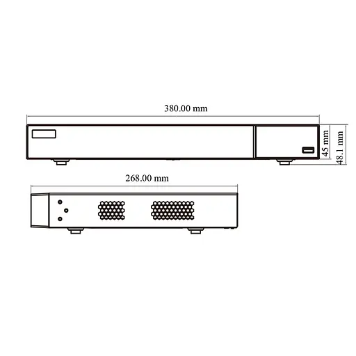 MHD-видеорегистратор 16-канальный 5Mp TVT TD-2716NE-HC-H (77-00332) - фото 3