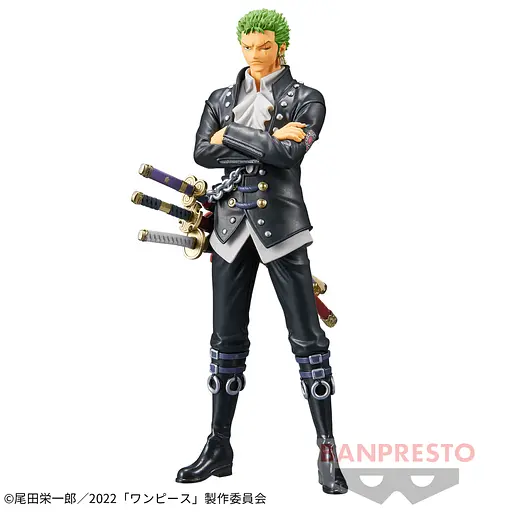 Коллекционная фигурка Bandai Spirits The Grandline Men One Piece Roronoa Zoro Ван Пис Ророноа Зоро 17см BS TGM - фото 5