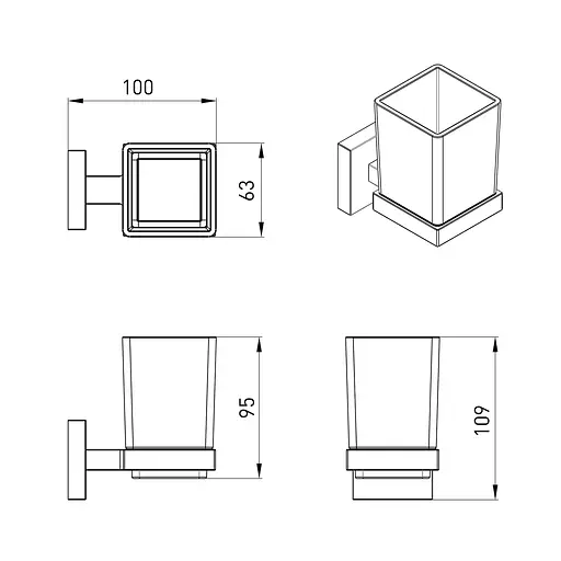 Склянка Volle Cuadro De La Noche 2536.220104 - фото 2