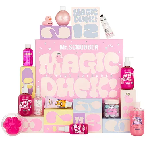Детский адвент календарь Mr.Scrubber Magic Duck 12 средств