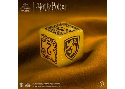 Набір кубиків Harry Potter. Hufflepuff Modern Dice Set - Yellow , 7 шт. (190142/2023/4/B) - фото 4