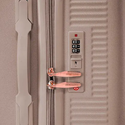 Чемодан Semi Line 24" M Champagne (T5666-4) - фото 7