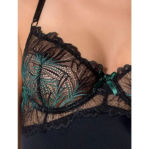Боді Passion Exclusive FLORIS Body black L/XL - фото 3