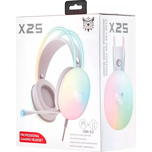 Наушники игровые Onikuma X25 White [130779] - фото 7