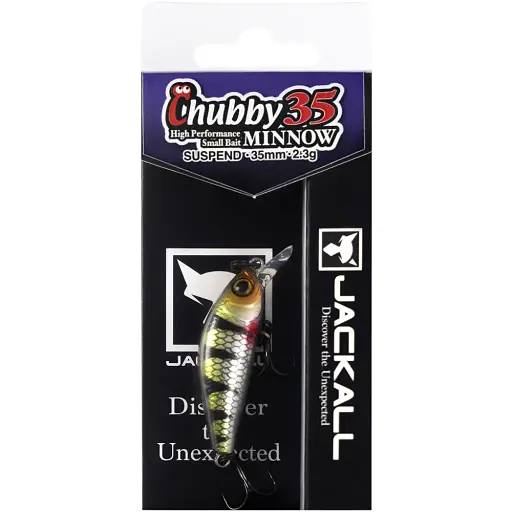 Воблер Jackall Chubby Minnow 35 мм 2.3 г HL Perch - фото 2