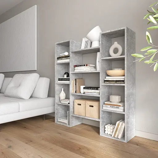 Книжкова полиця стелаж для книг Vays D-8 сучасна полиця ЛДСП 130x30x140 см для дому офісу вітальні - фото 4