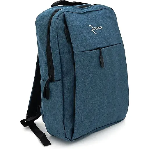 Рюкзак для ноутбука Voltronic T2 15.6" нейлон вихід під USB-кабель синiй Q50