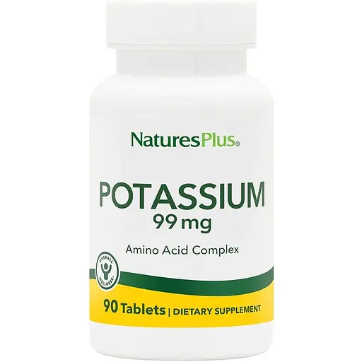 Вітаміни та мінерали Natures Plus Potassium 99 мг 90 таблеток