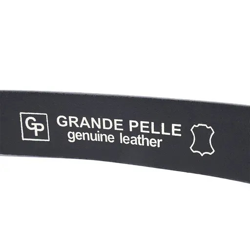 Ремінь шкіряний Grande Pelle чоловічий 3,4х120 см acs0026893 - фото 4