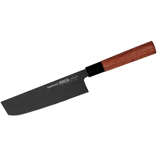 Нож кухонный овощной Накири 172 мм Samura Okinawa Stonewash (SO-0174B)