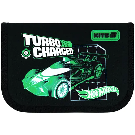 Пенал без наполнения Kite Hot Wheels (HW26-621) - фото 1