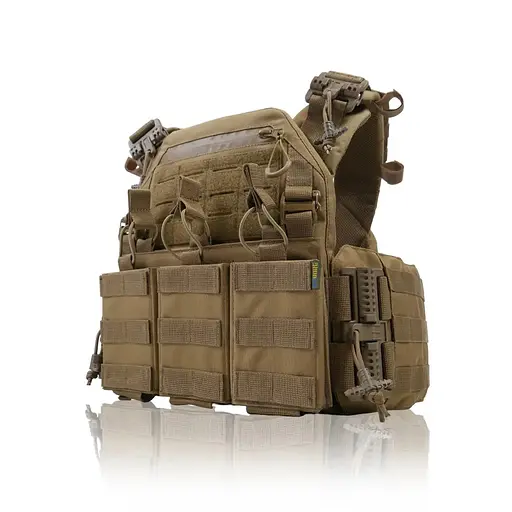 Плитоноска Kiborg GU gen.2 + 3 підсумки Coyote (1000-k66003) - фото 6