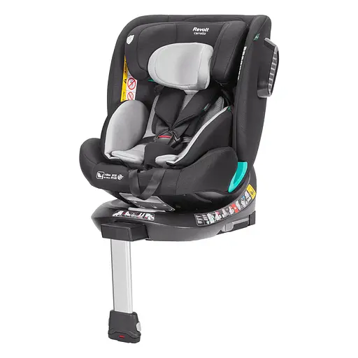 Автокрісло CARRELLO Revolt CRL-15805/1 Harbor Grey i-Size 40-150см ISOFIX, поворот, опор.стійка /1/