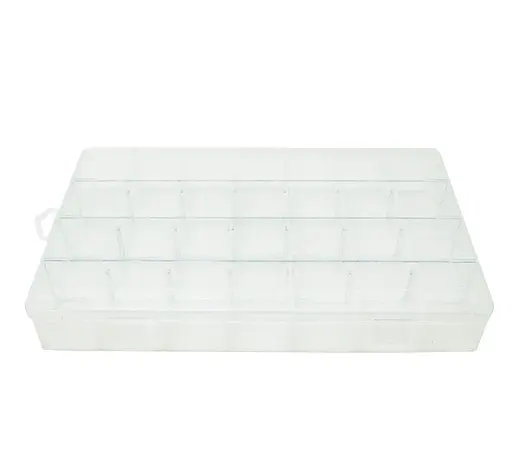 Пластиковый ящик для деталей Voltronic Box 28 отделений 345x50x220 мм