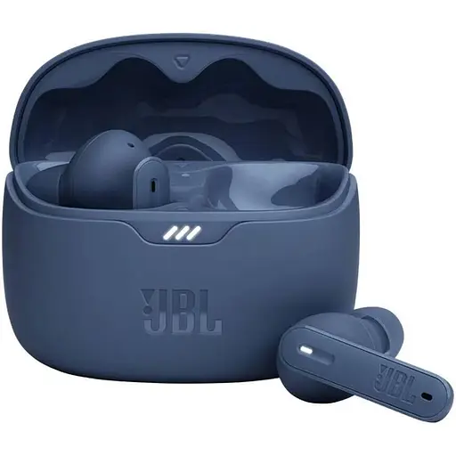 Bluetooth-гарнитура стерео JBL Tune Beam (JBLTBEAMBLU) беспроводные наушники синие - фото 5