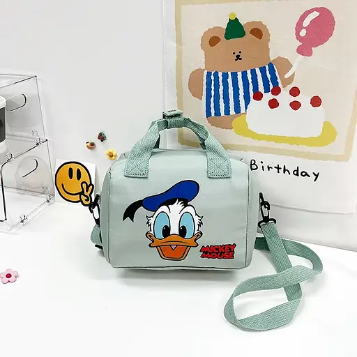 Сумочка текстильна Мультяшки, 1 відділення, знімний регульований ремінець, C67987 (В асортименті) - фото 2