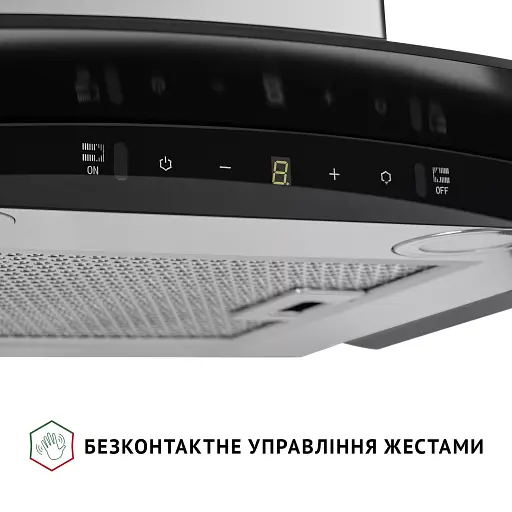 Вытяжка декоративная со стеклом PERFELLI GRASSI 6PWX INOX - фото 7