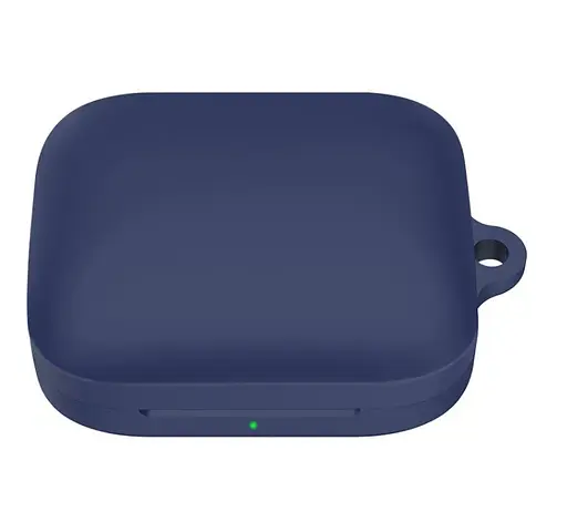 Чохол-накладка DK для OnePlus Buds 3 | Silicone Candy Friendly з карабіном (dark blue) - фото 2