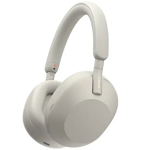 Наушники Over-ear WH-1000XM5 BT 5.2, ANC, Hi-Res, AAC, LDAC, Wireless, Mic, Серебристый Sony teh0013214 - фото 2
