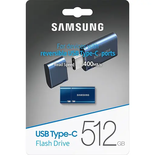 USB флеш-накопичувач Samsung 512GB USB-C 3.2 Blue (MUF-512DA/APC) [136858] - фото 9