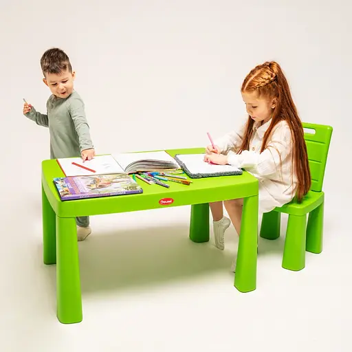 Дитячий набір "Граємось та навчаємось" 04660/2 в наборі стіл, стілець, конструктор - фото 7