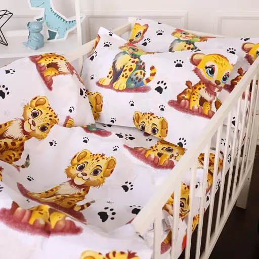 Комплект постільної білизни MirSon Бязь 20-0034 King Tiger 220х240 білий (2200010269406) - фото 2