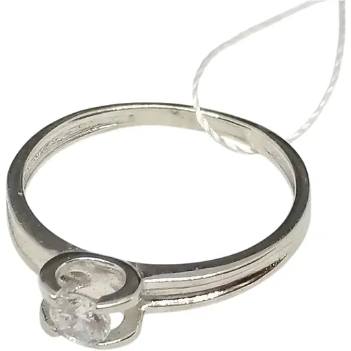 Золоте кільце Імперія золота з фіанітом. КВ1132БИ 17