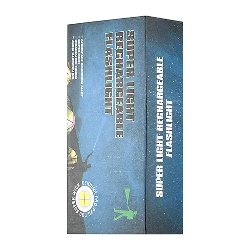 Ліхтарик Flashlight A72 Type-C 3000 mAh Чорний - фото 2