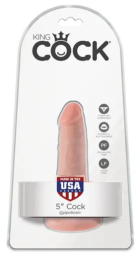 Фаллоимитатор Pipedream King Cock 12.7 см телесный - фото 7