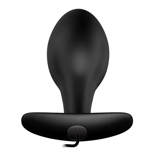 Анальна пробка Pretty Love Vibrating Butt 7.5 см (чорний) - фото 4