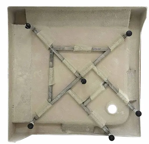 Набор Lidz Душевая кабина Wawel SC80x80.SAT.LOW.GR, квадратная, стекло тонированное 4 мм + Душевой поддон Kapielka ST80x80x14 - фото 10