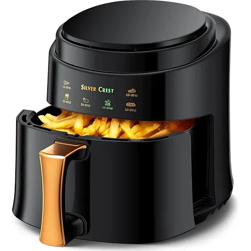 Мультипіч Air Silver Crest 8 л безмасляна XXL Air Fryer потужністю 2400 Вт із технологією Rapid Air - фото 1