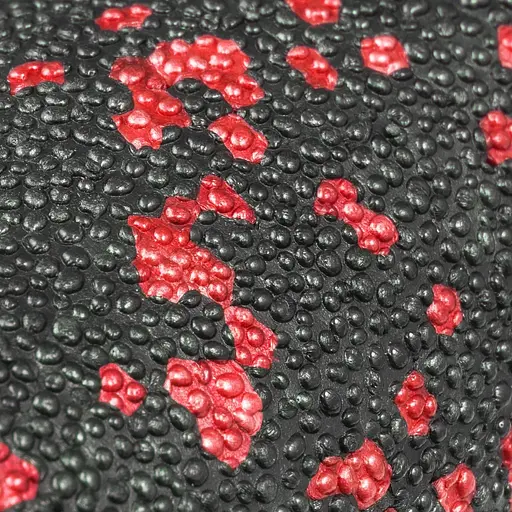 Мини массажный ролик (валик, роллер) Hop-Sport EPP 15см HS-P015YG черно-красный - фото 3