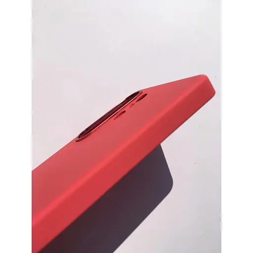 Оригінальний протиударний силіконовий чохол Samsung Silicone Case для Galaxy S25 Ultra Red EF-PS938CREGWW - фото 6